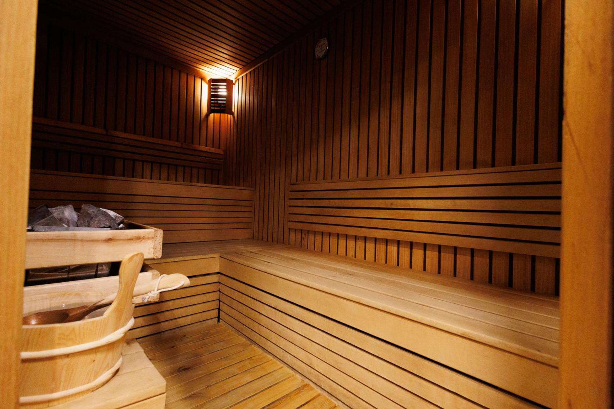 Lucky Bansko Aparthotel Spa & Relax Luaran gambar A Finnish sauna